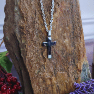 Conjunto cadena martillada + dije 33mm