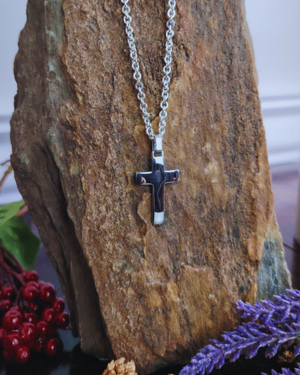Conjunto cadena martillada + dije 33mm
